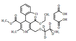 马来酸氨氯地平-d4